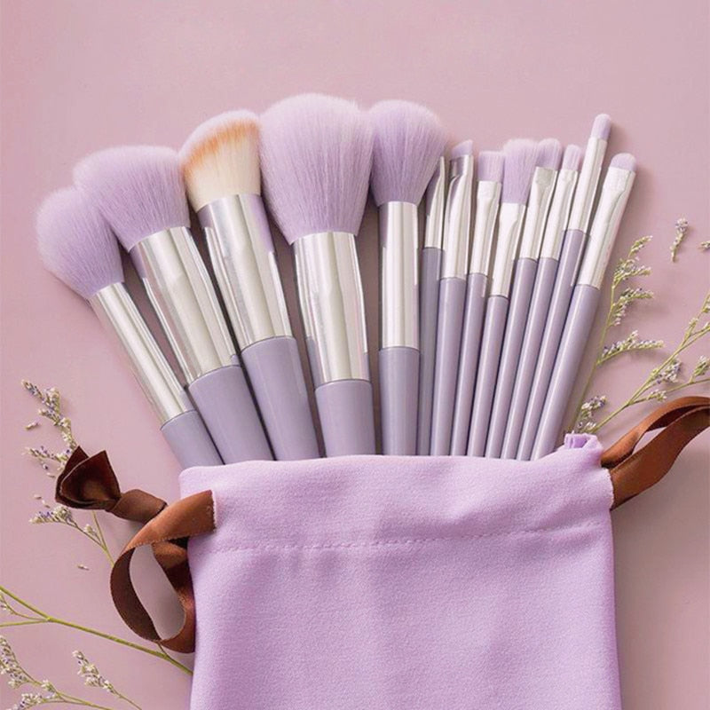13Pcs Soft Fluffy Makeup Brushes